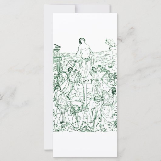 Carte Martyre de Saint-Sébastien (Devant)