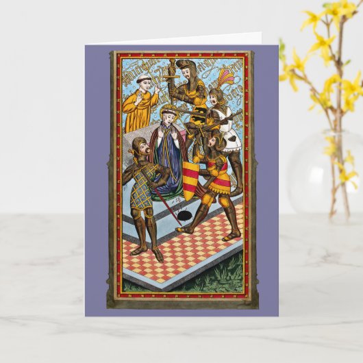 Carte Martyre de saint Thomas Becket (M 031) (Fleur jaune)