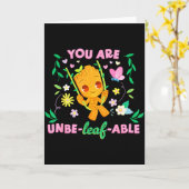 Carte Marvel Saint-Valentin Printemps Groot Tu Es Incroy (Fleur jaune)