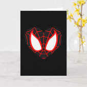Carte Marvel Spider-man Miles Morales Saint-Valentin hea (Fleur jaune)