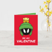 Carte MARVIN LE MARTIAN™ | Saint Valentin (Fleur jaune)