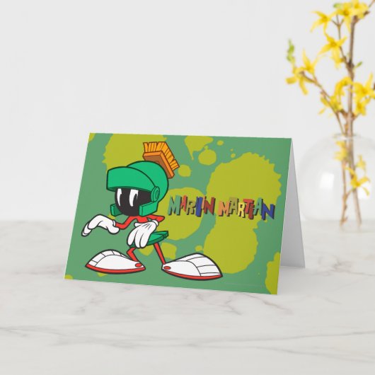 Carte Marvin le Martien (Fleur jaune)