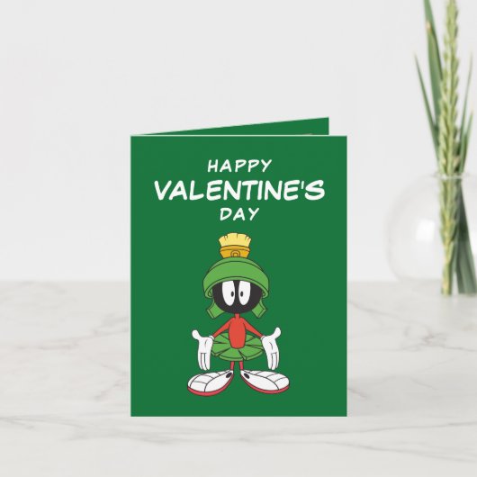 Carte MARVIN LE MARTIEN™ Confus | Saint-Valentin (Devant)