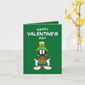 Carte MARVIN LE MARTIEN™ Perdu | Saint-Valentin (Fleur jaune)