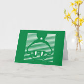 Carte MARVIN L'Icône rayée MARTIAN™ (Fleur jaune)