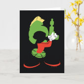 Carte MARVIN MARTIAN™ Silhouette avec Raygun (Fleur jaune)