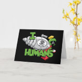 Carte MARVIN THE MARTIAN™ I Laser Humains (Fleur jaune)