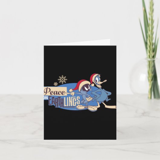 Carte Marvin The Martian Peace On Earthlings T Shirt (Devant)