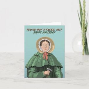 Carte Mary Anning Vous n'êtes pas un oiseau fossile