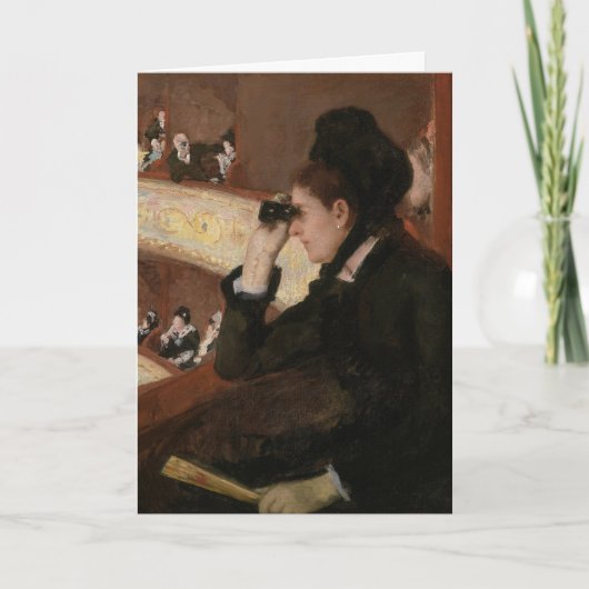 Carte Mary Cassatt - Dans la loge (Devant)
