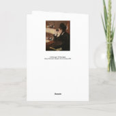 Carte Mary Cassatt - Dans le loge (Dos)