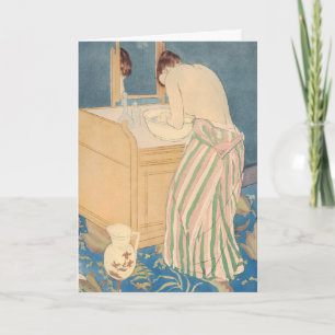 Carte Mary Cassatt - Femme au bain