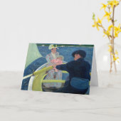 Carte Mary Cassatt - La fête de la navigation (Fleur jaune)