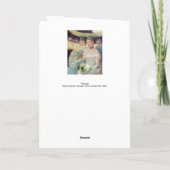 Carte Mary Cassatt - Le Loge (Dos)