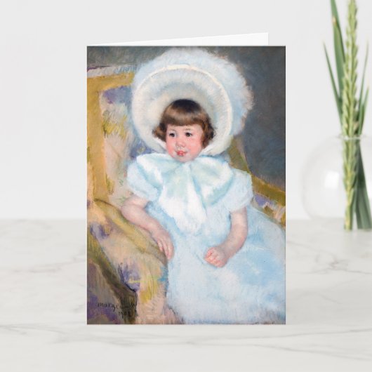 Carte Mary Cassatt - Portrait Louise-Aurore Villeboeuf (Devant)