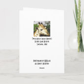 Carte Masai de Twiga (girafe de masai) (Dos)