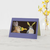 Carte mascarade (Fleur jaune)