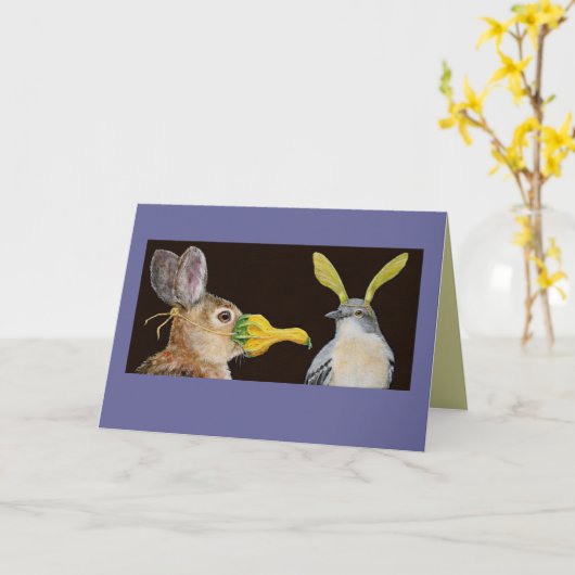 Carte mascarade (Fleur jaune)