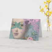 Carte Mascarade française (Fleur jaune)
