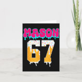 Carte Mason 67 Funny Ice Cream Drip Baseball Ice Cream D (Devant)