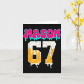 Carte Mason 67 Glace Drôle Dégoulinant Baseball Crème Gl (Fleur jaune)