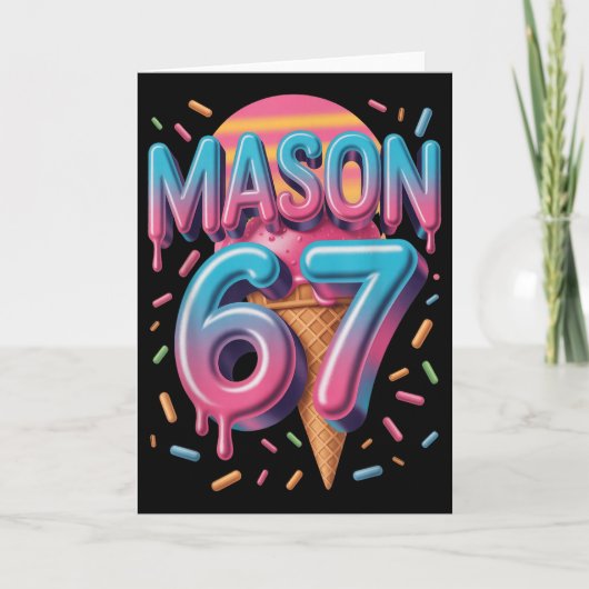 Carte Mason 67 Mème Crème Glacée Bysebyll Drip _1 (Devant)