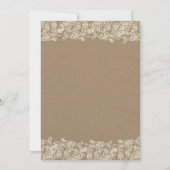 Carte Mason Jar Baby Shower avec Baby's Breath Il a dit  (Dos)