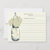 Carte Mason Jar & Hydrangeas Recette (Devant)