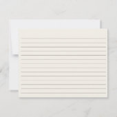 Carte Mason Jar & Recette Fleur sauvage (Dos)