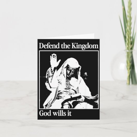 Carte Masque d'argent Roi Baldwin Iv Mème Le Roi Lépreux (Devant)