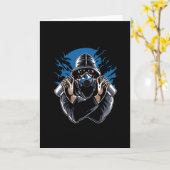 Carte Masque de gaz Graffiti (Fleur jaune)