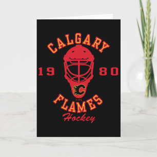 Carte Masque de hockey des Flames de Calgary Blanc Nhl S