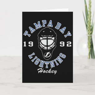 Carte Masque de hockey Tampa Bay Lightning noir officiel