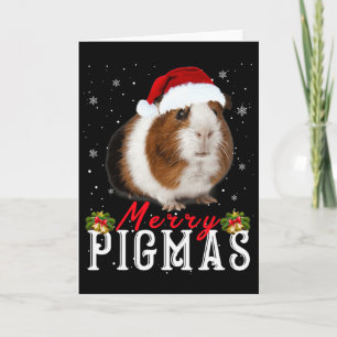 Carte Masque de visage joyeux Pigmas Fun Cochon d'Inde N