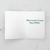 Carte Masqué et joyeux anniversaire ! (Intérieur)