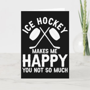 Carte Masque Vintage Hockey sur Glace Le Hockey sur Glac