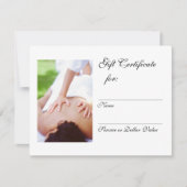 Carte Masquer le certificat cadeau (Devant)