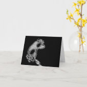 Carte Masquerade (Fleur jaune)