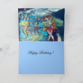 Carte MASQUERADE NUIT DANSE ET MUSIQUE Anniversaire (Intérieur)