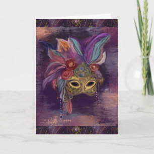 CARTE MASQUERADE VENISE ART