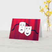 Carte Masques de Drame (Fleur jaune)