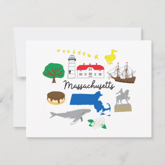 Carte Massachusetts (Devant)