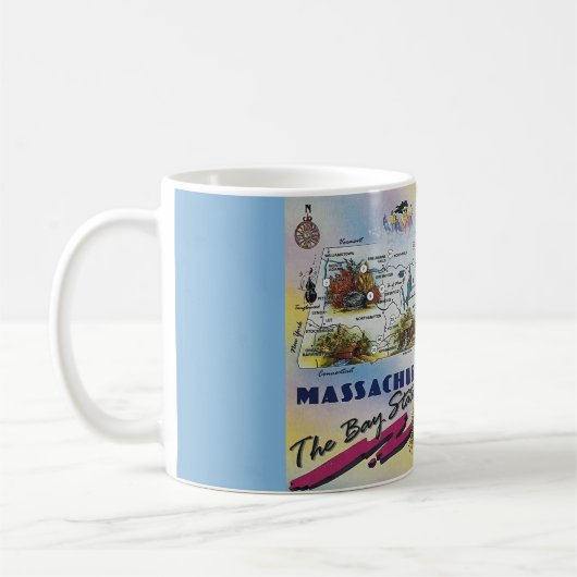 Carte Massachusetts Mug (Gauche)