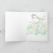 Carte Massachusetts Salutation d'État aux oiseaux chiche (Intérieur)