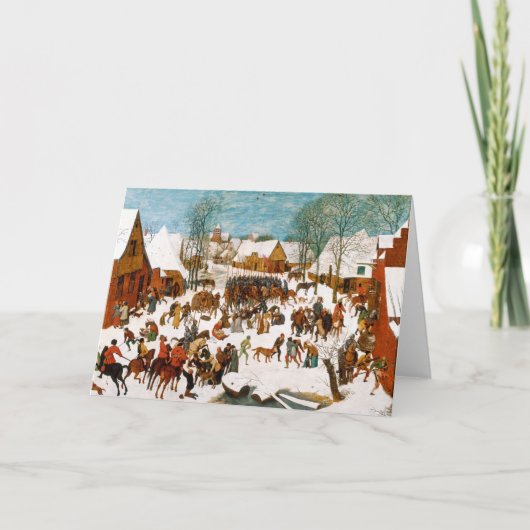 Carte Massacre des innocents par Pieter Bruegel (Devant)