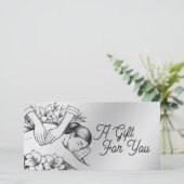 Carte Massage Thérapie Guérison Mains Énergie Spa Bien-ê (Debout devant)