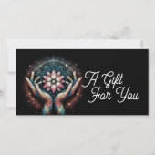 Carte Massage Thérapie Guérison Mains Énergie Spa Bien-ê (Devant)