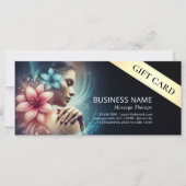 Carte Massage Thérapie Guérison Mains Énergie Spa Bien-ê (Devant)