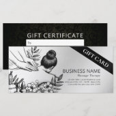 Carte Massage Thérapie Guérison Mains Énergie Spa Bien-ê (Devant / Derrière)