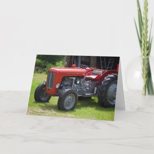 Carte Massey rouge Ferguson 35X (Devant)